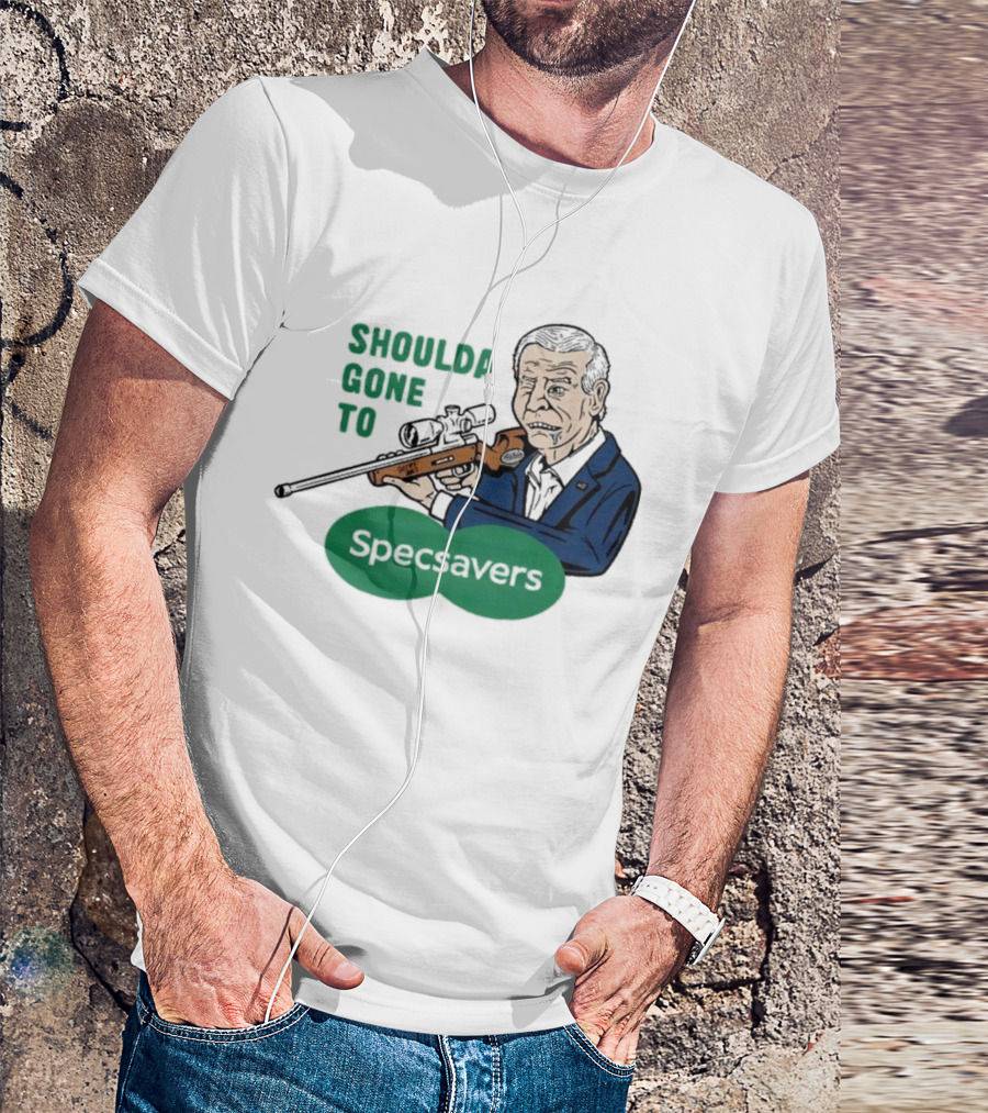 Shoulda Gone To Specsavers Joe Snipen Sniper T-Shirt