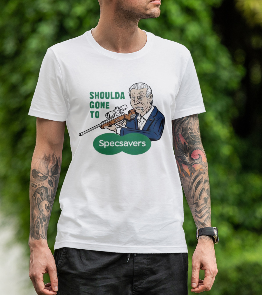 Shoulda Gone To Specsavers Joe Snipen Sniper T-Shirt