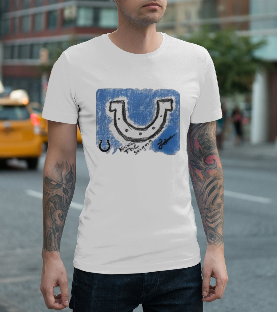 Laiatu Latu Enigma Indianapolis Colts Rookie Paint Tri-Blend T-Shirt