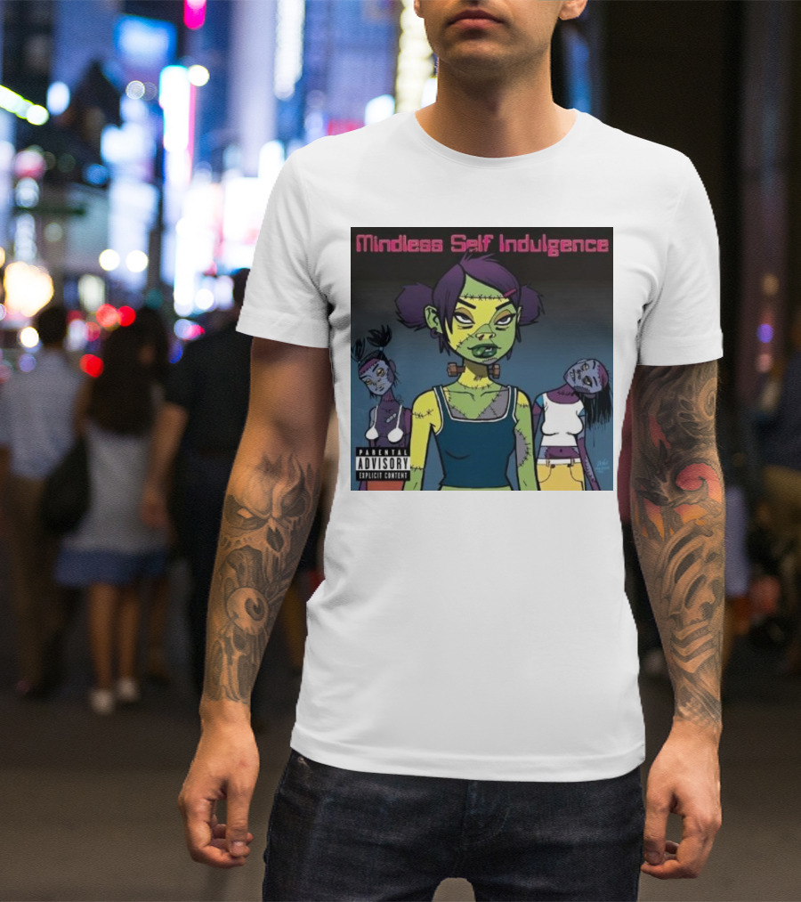 Mindless Self Indulgence Explicit Content Animated Zombie Characters T-Shirt