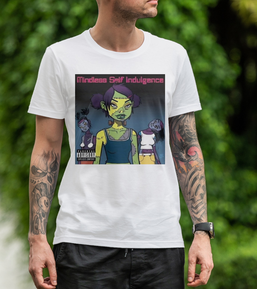 Mindless Self Indulgence Explicit Content Animated Zombie Characters T-Shirt