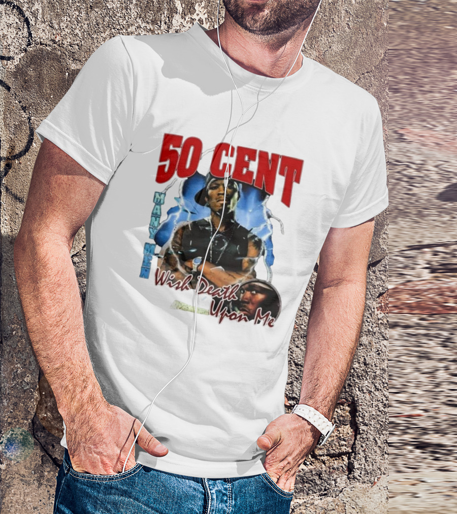 50 Cent Many Men Wish Death Upon Me Money By Monday T-Shirt