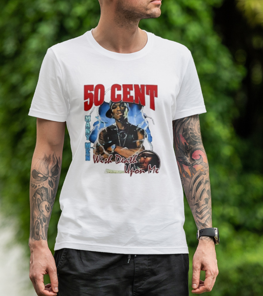50 Cent Many Men Wish Death Upon Me Money By Monday T-Shirt