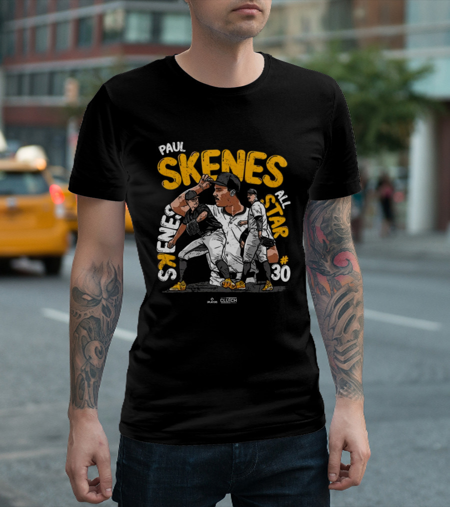 Paul Skenes All-Star #30 Clutch Players Baseball T-Shirt