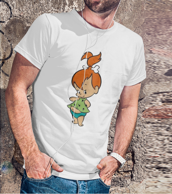 Originalkid Hanna Barbera Pebbles Flintstone Iconic Character T-Shirt
