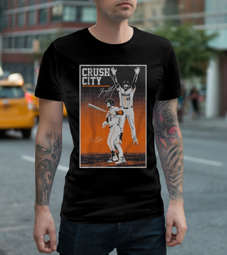 Alex Bregman Yordan Alvarez Crush City Baseball T-Shirt