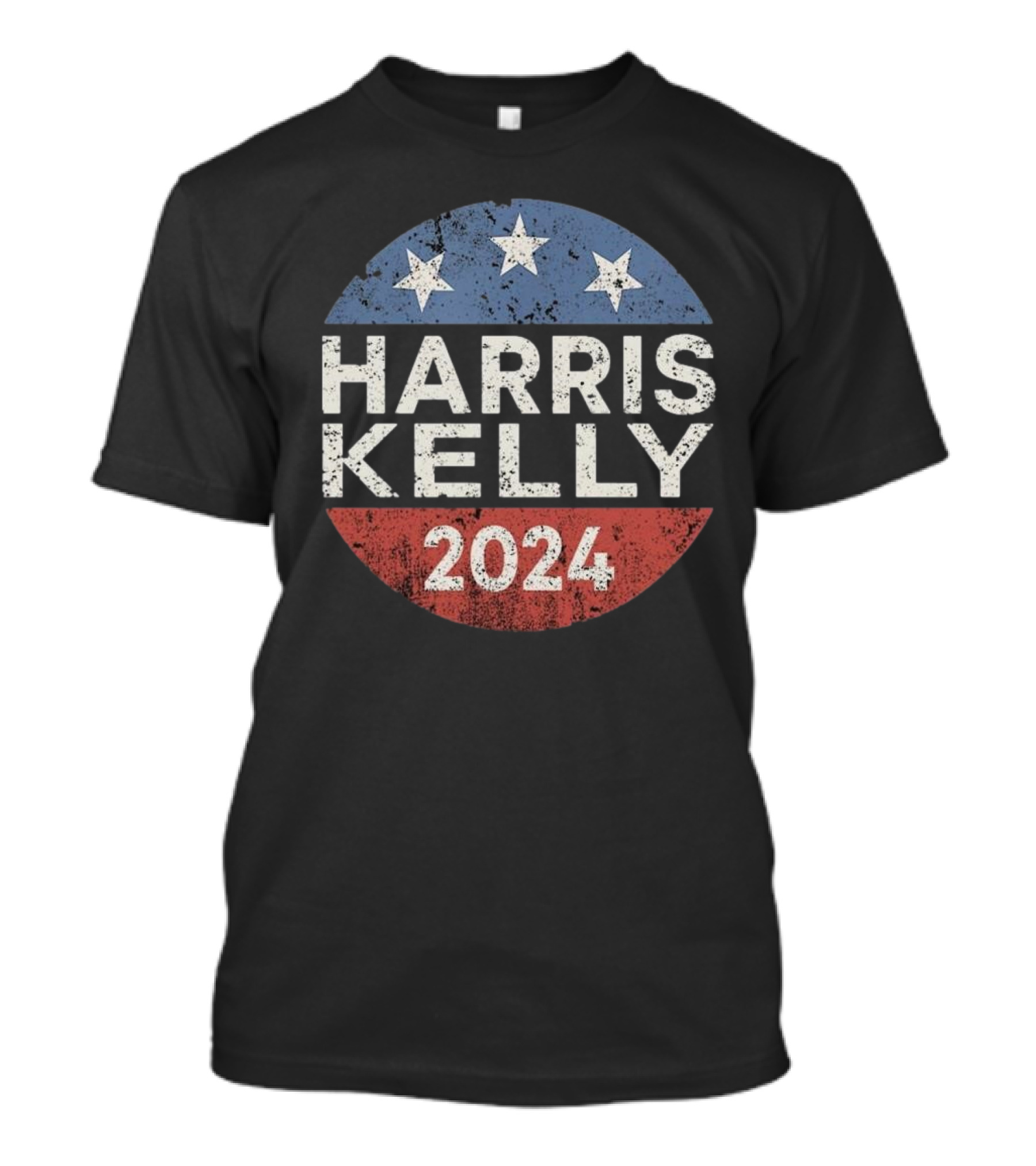 Harris Kelly 2024 Campaign Stars Circle T-Shirt