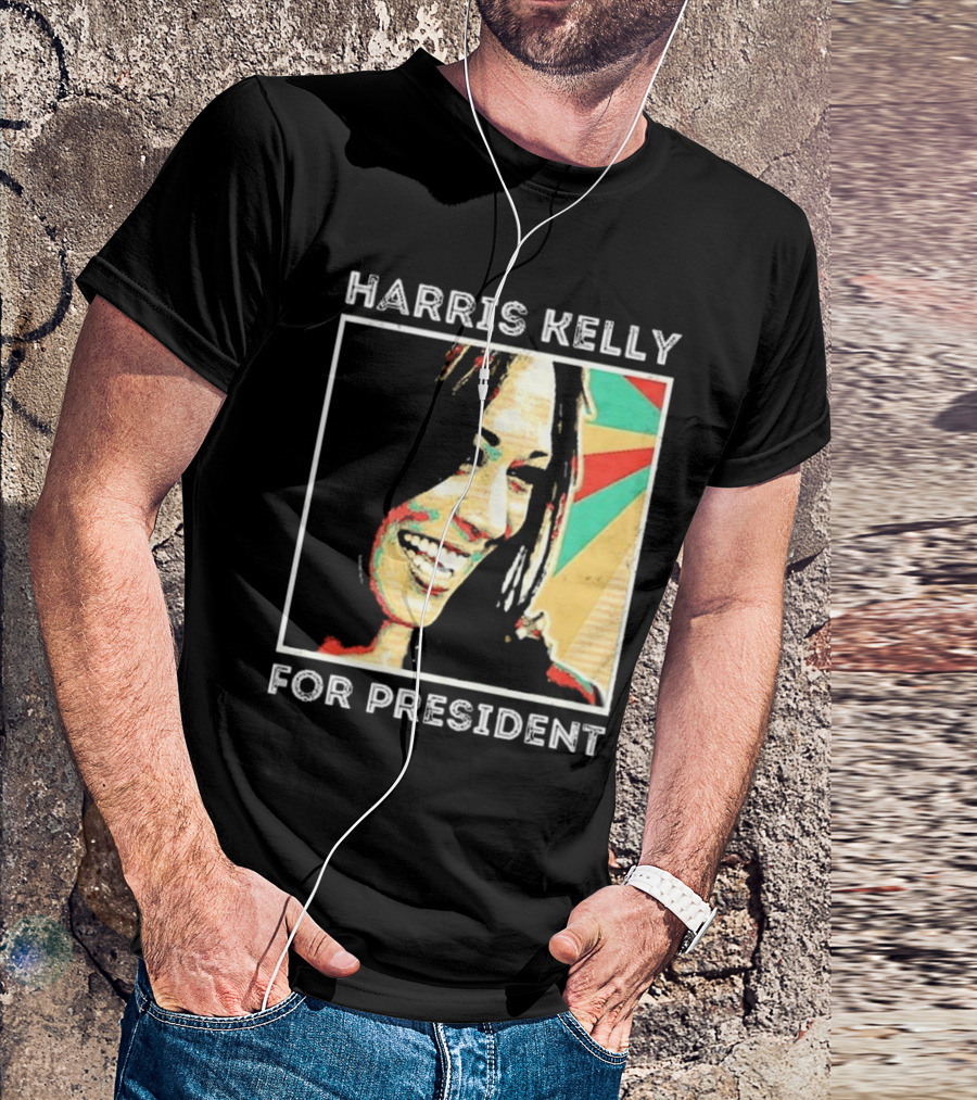 Harris Kelly For President 2024 Retro Pop T-Shirt
