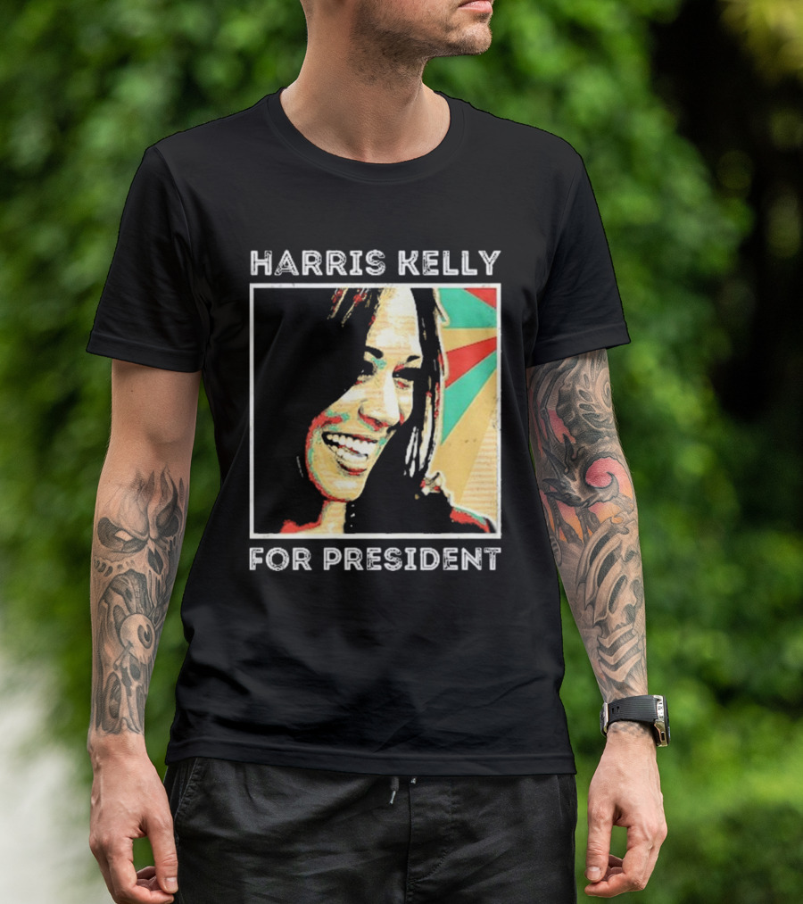 Harris Kelly For President 2024 Retro Pop T-Shirt