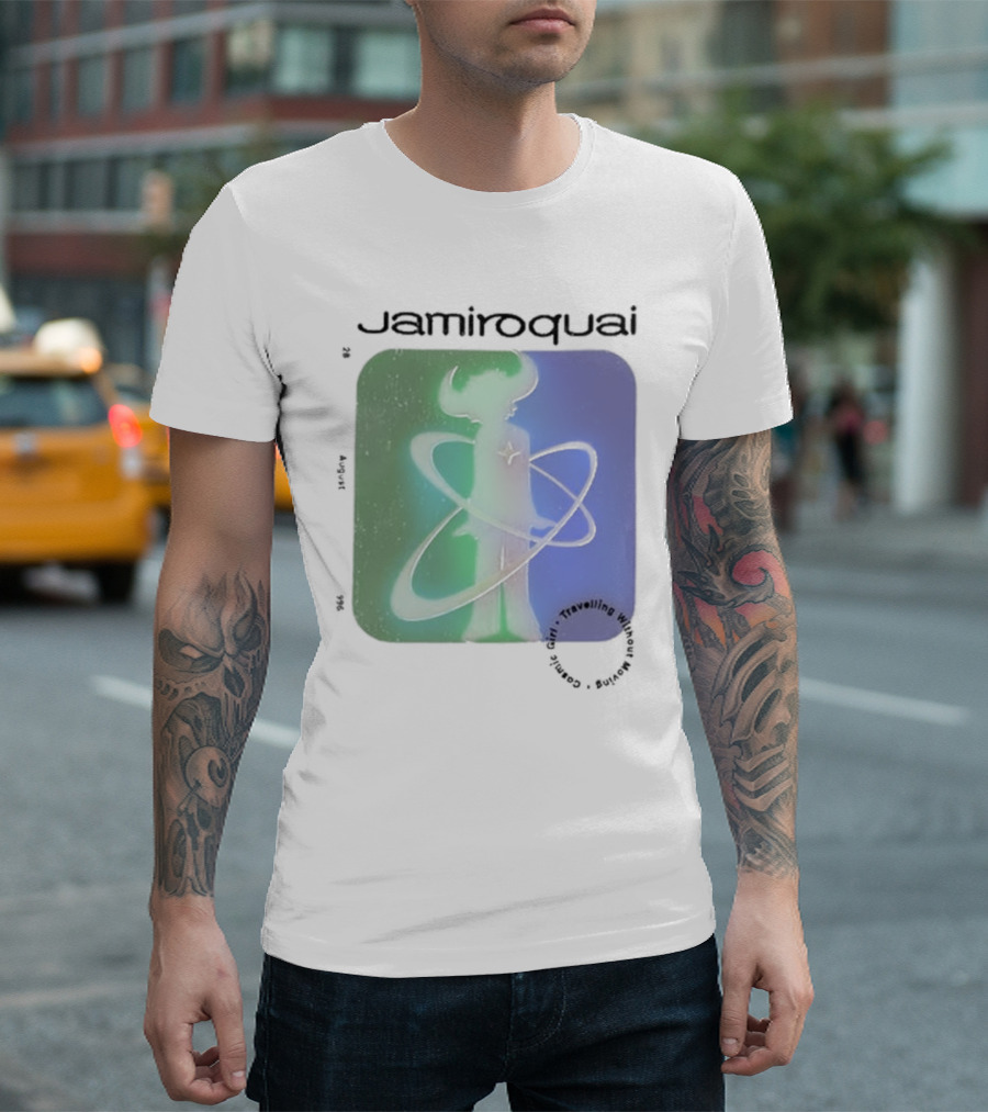 Jamiroquai Cosmic Being Travelling Without Moving August 29 96 T-Shirt
