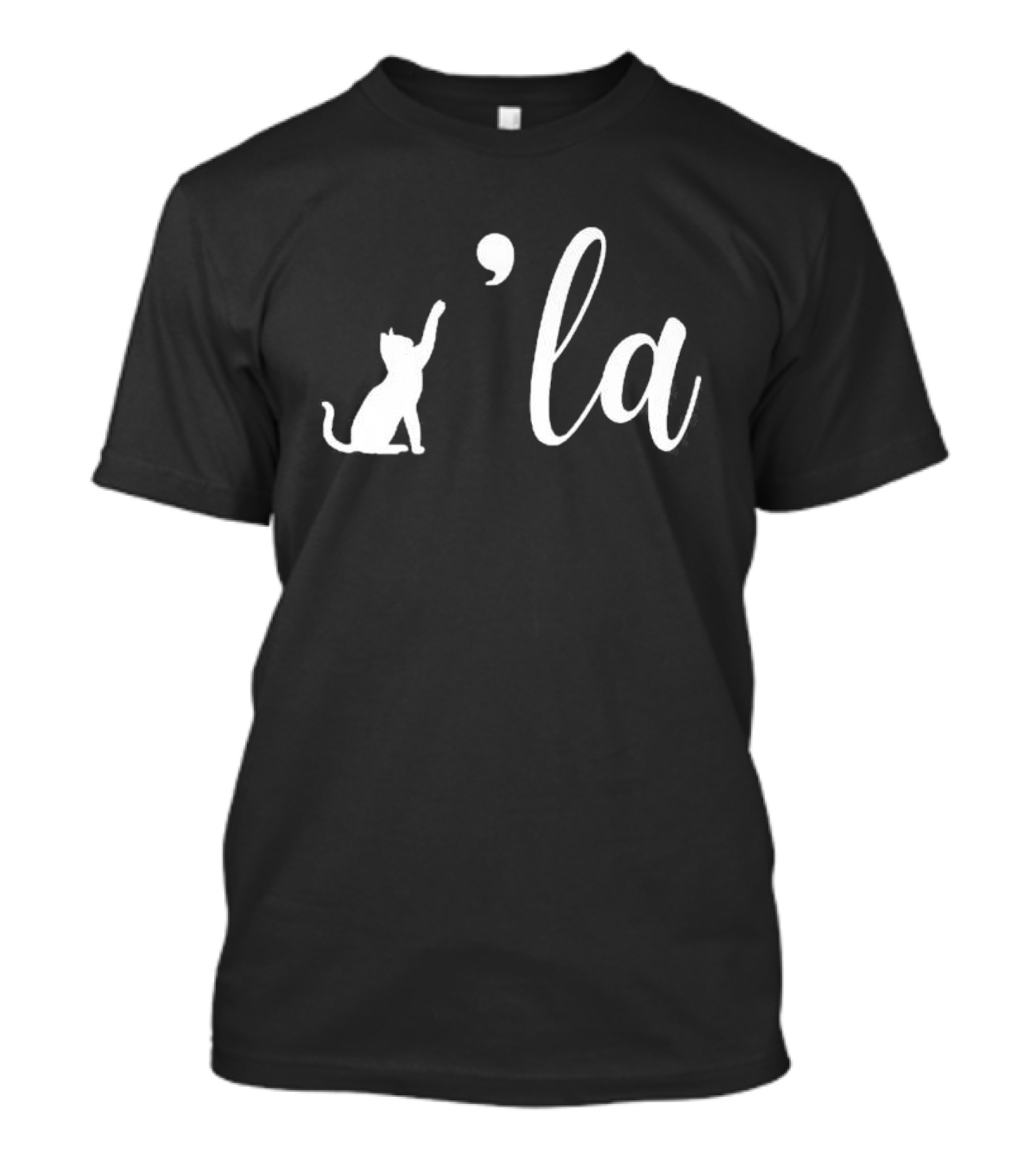 Comma La Cat Lady Kamala Harris Cat Paw Reaching For Comma T-Shirt