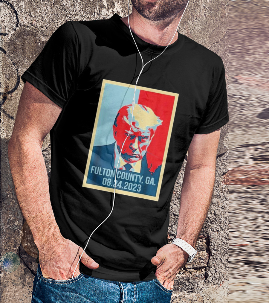 Donald Trump Fulton County GA 08.24.2023 Pop T-Shirt