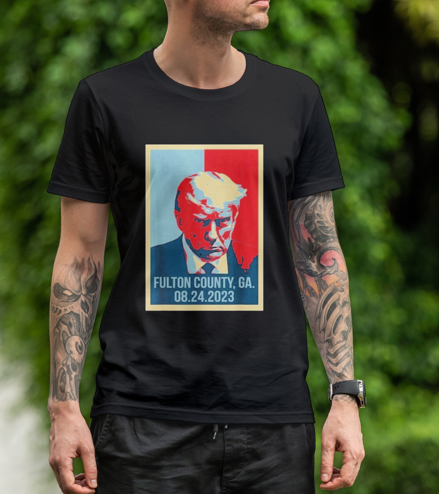 Donald Trump Fulton County GA 08.24.2023 Pop T-Shirt
