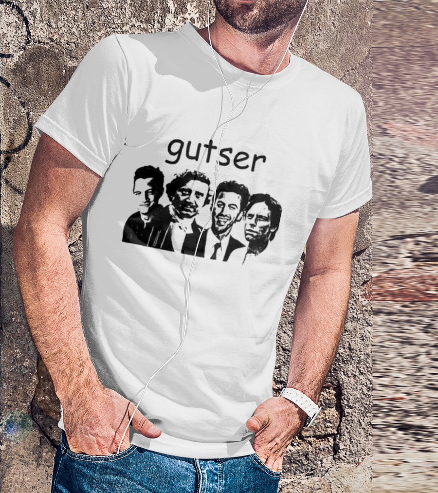 Guster Band Bootleg Gutser Seinfeld Faces T-Shirt