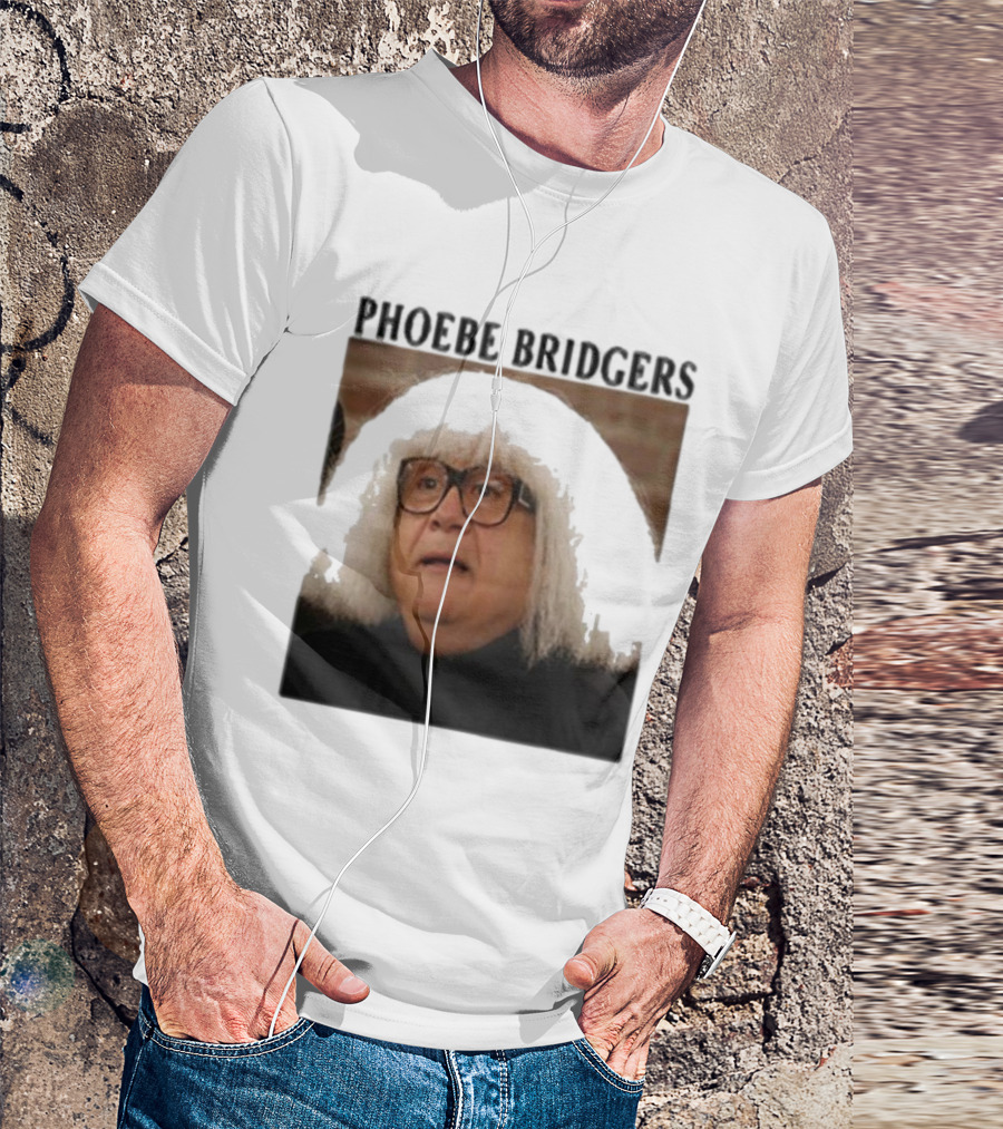 Phoebe Bridgers Meme Parody Featuring Iconic Character With Wig And Glasses T-Shirt