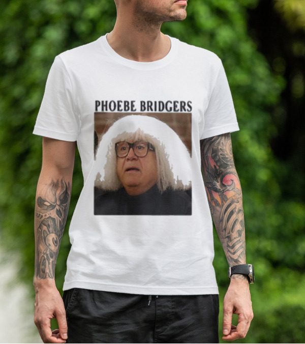 Phoebe Bridgers Meme Parody Featuring Iconic Character With Wig And Glasses T-Shirt