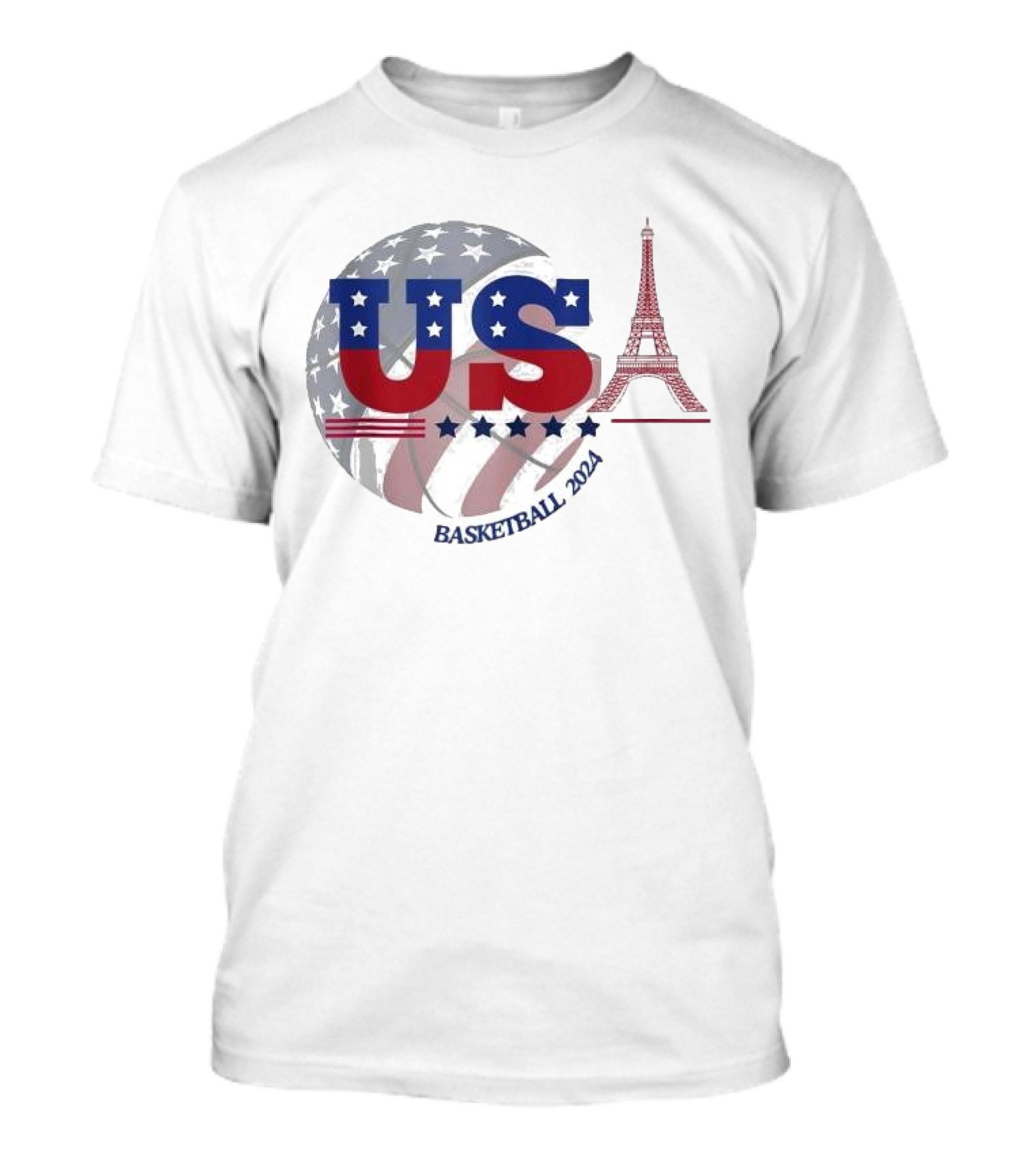 USA Basketball 2024 Paris Sport Games T-Shirt