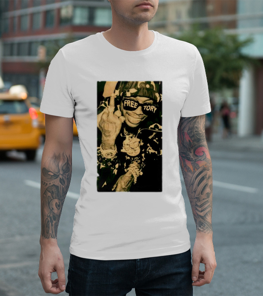 Tory Lanez Forever Umbrella Free Tory Finger Middle Up T-Shirt