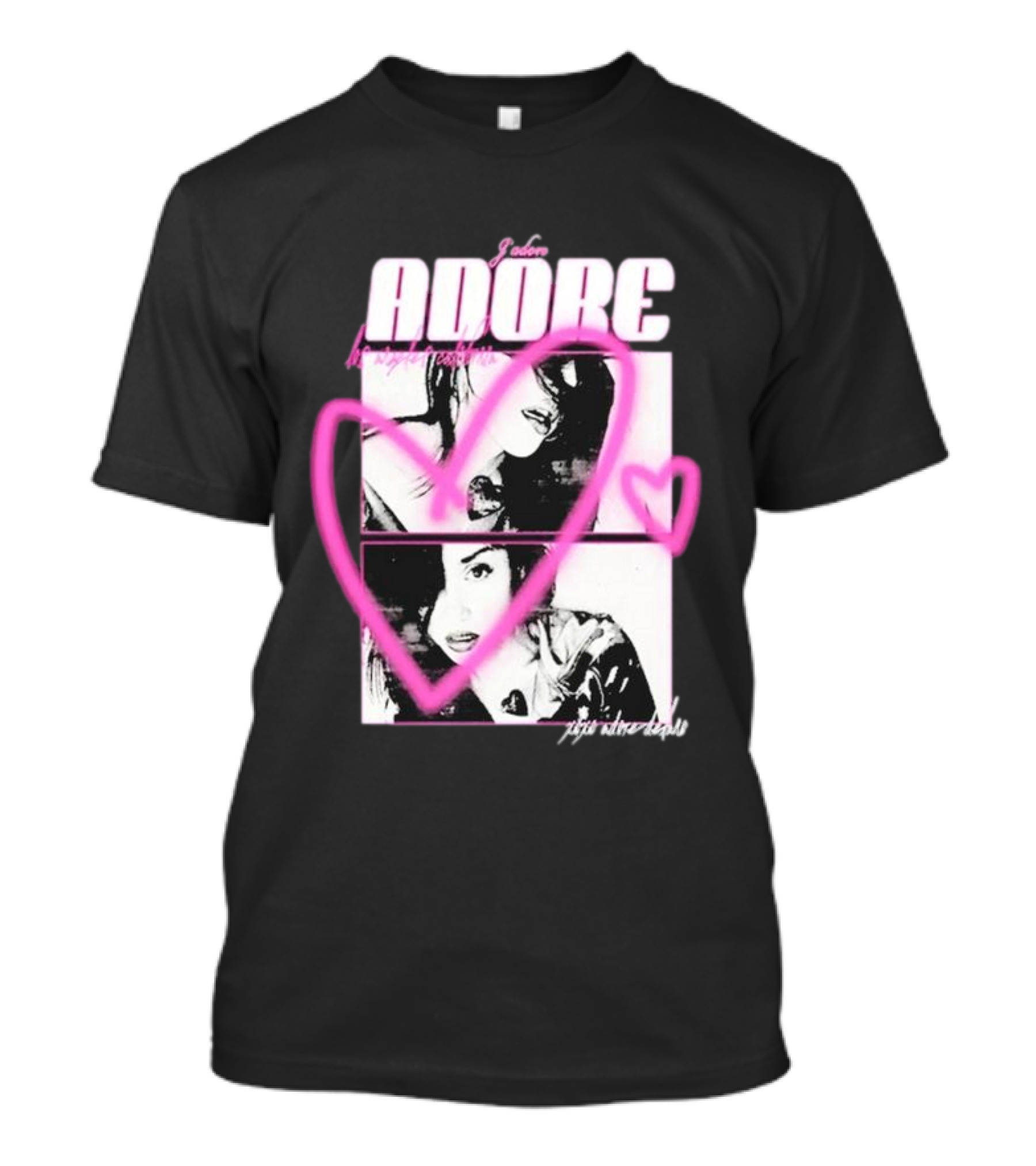 Adore Delano Heart Photo Collage Xoxo Love T-Shirt