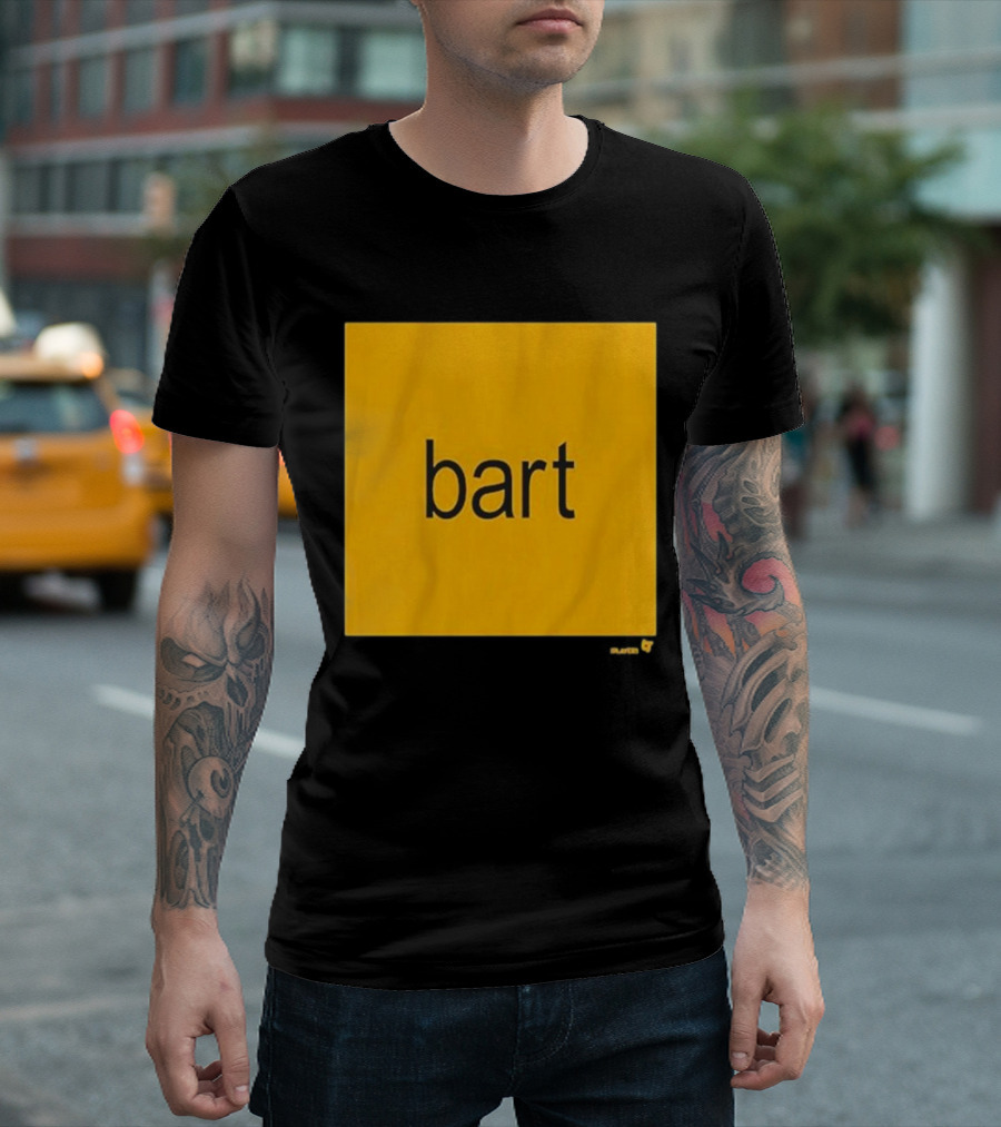 Bart Slayer Brat Yellow Square T-Shirt