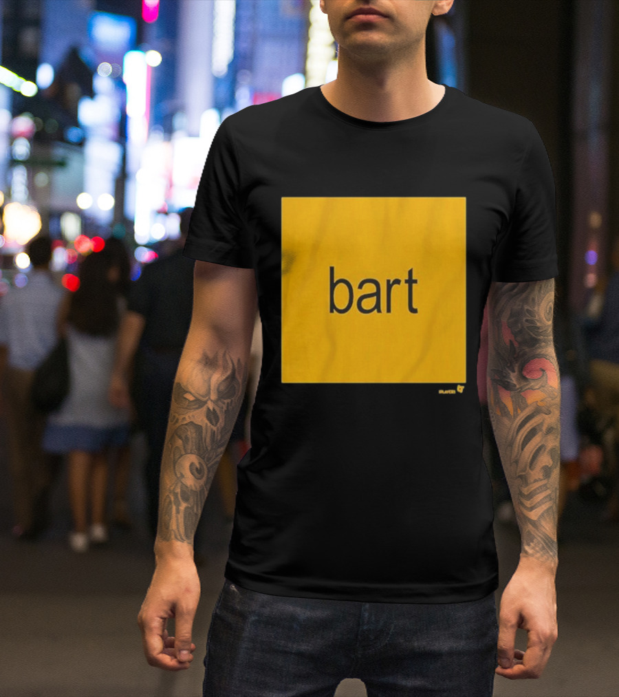 Bart Slayer Brat Yellow Square T-Shirt