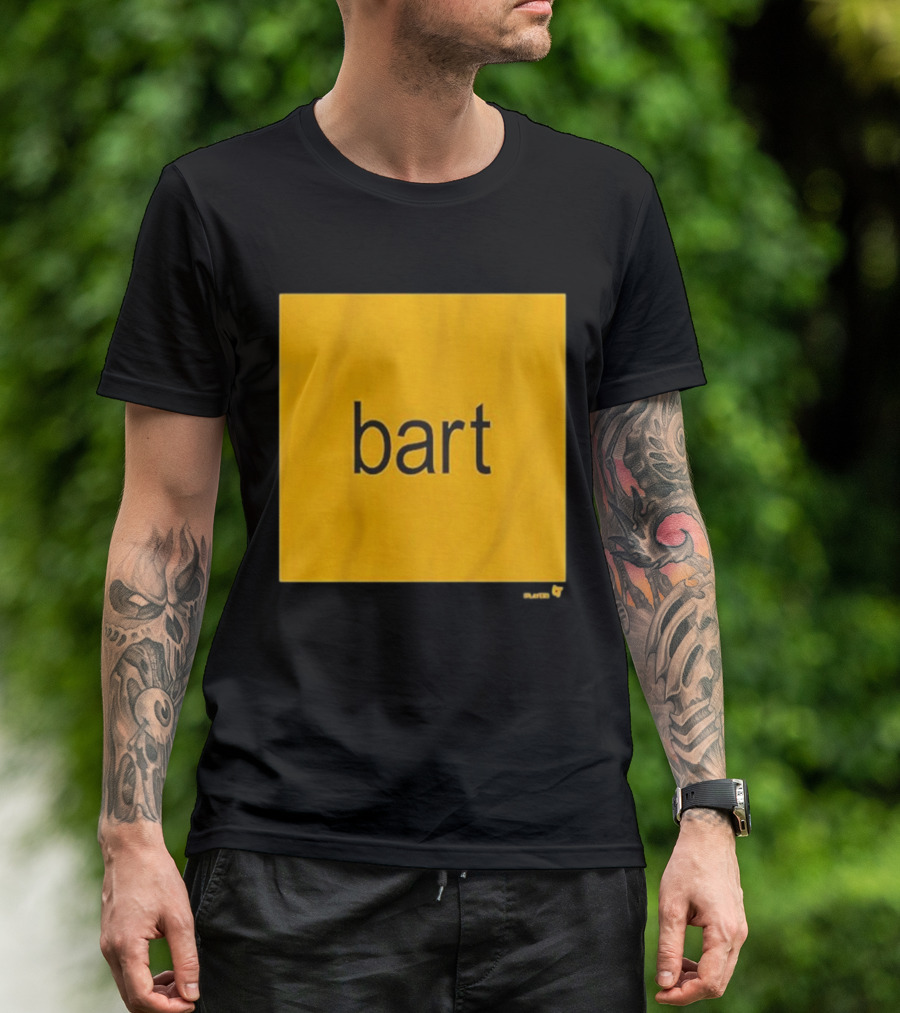 Bart Slayer Brat Yellow Square T-Shirt