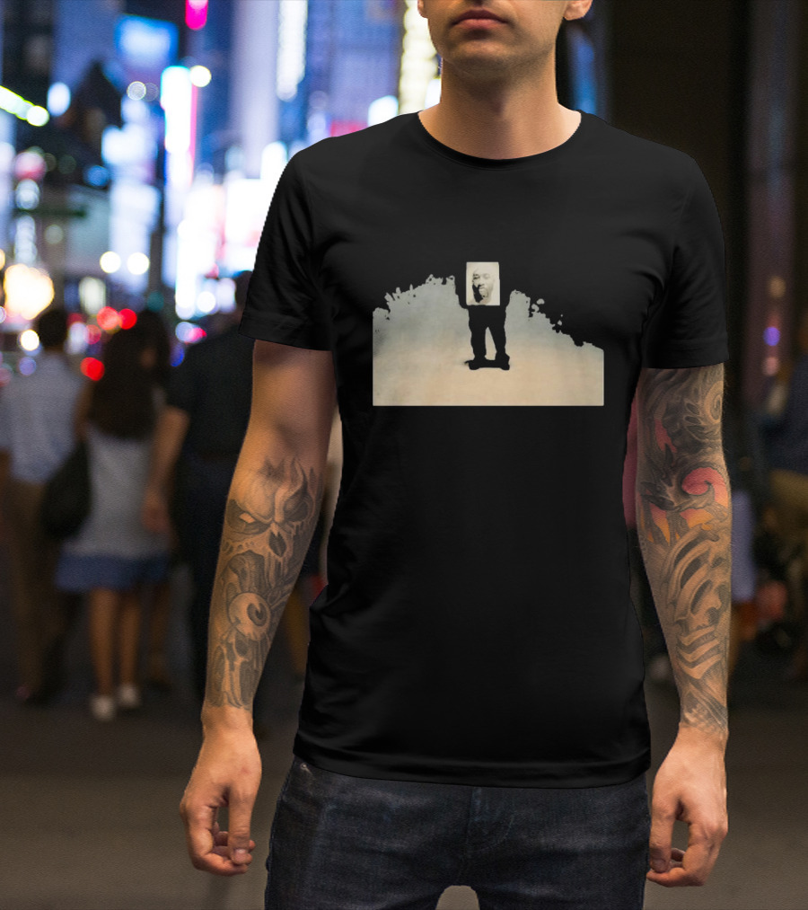 Kanye West And Ty Dolla Sign Vultures 2 Abstract Figure With Portrait Display T-Shirt