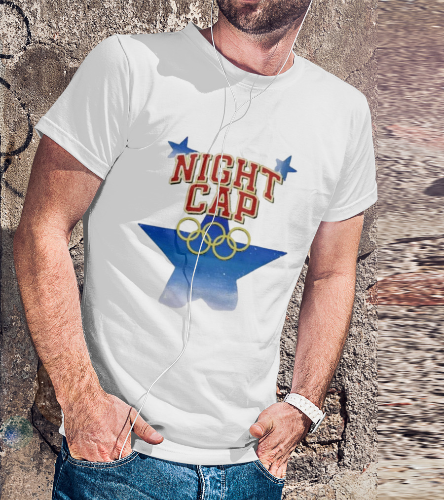 Nightcap Star With Olympic Rings T-Shirt