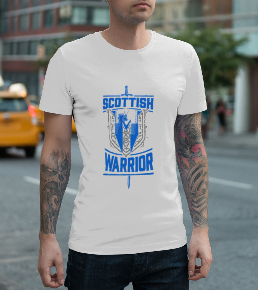 Drew Mcintyre Scottish Warrior Sword And Castle T-Shirt