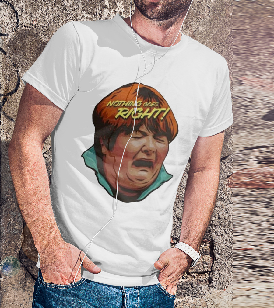 Nordacious Nothing Goes Right Scream Face T-Shirt