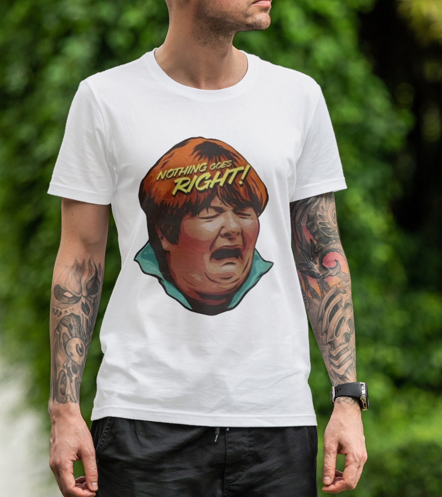 Nordacious Nothing Goes Right Scream Face T-Shirt