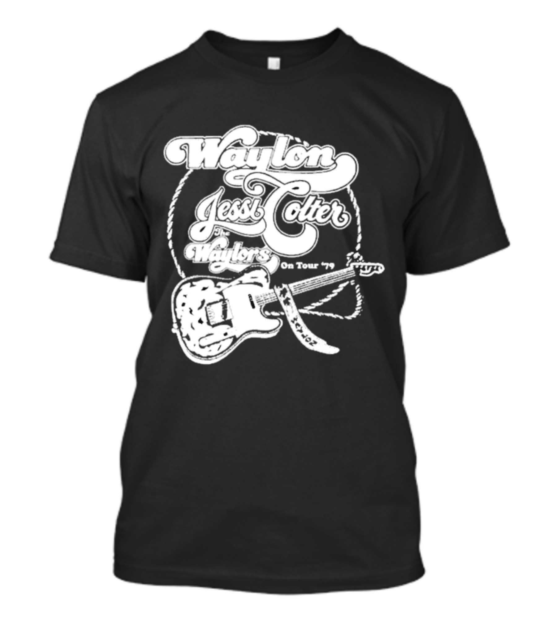 Waylon Jessi Colter The Waylors On Tour '79 T-Shirt