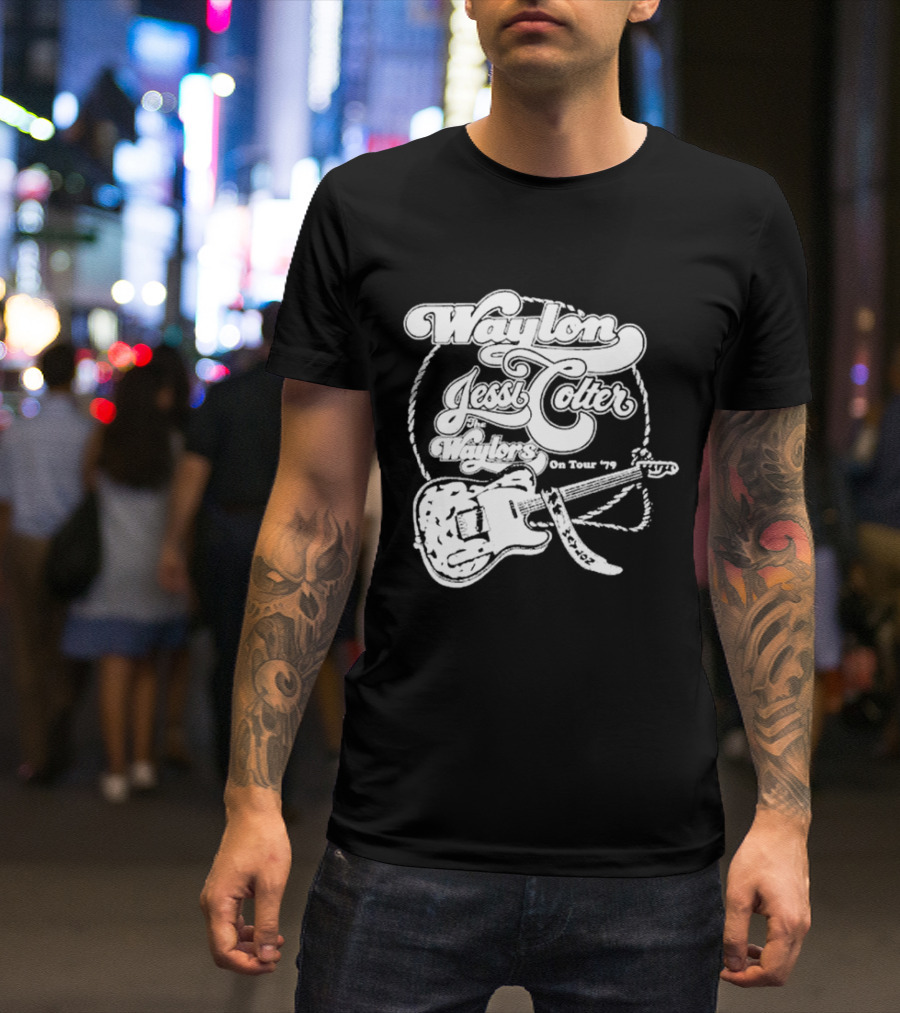 Waylon Jessi Colter The Waylors On Tour '79 T-Shirt