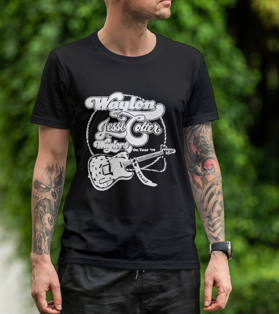 Waylon Jessi Colter The Waylors On Tour '79 T-Shirt