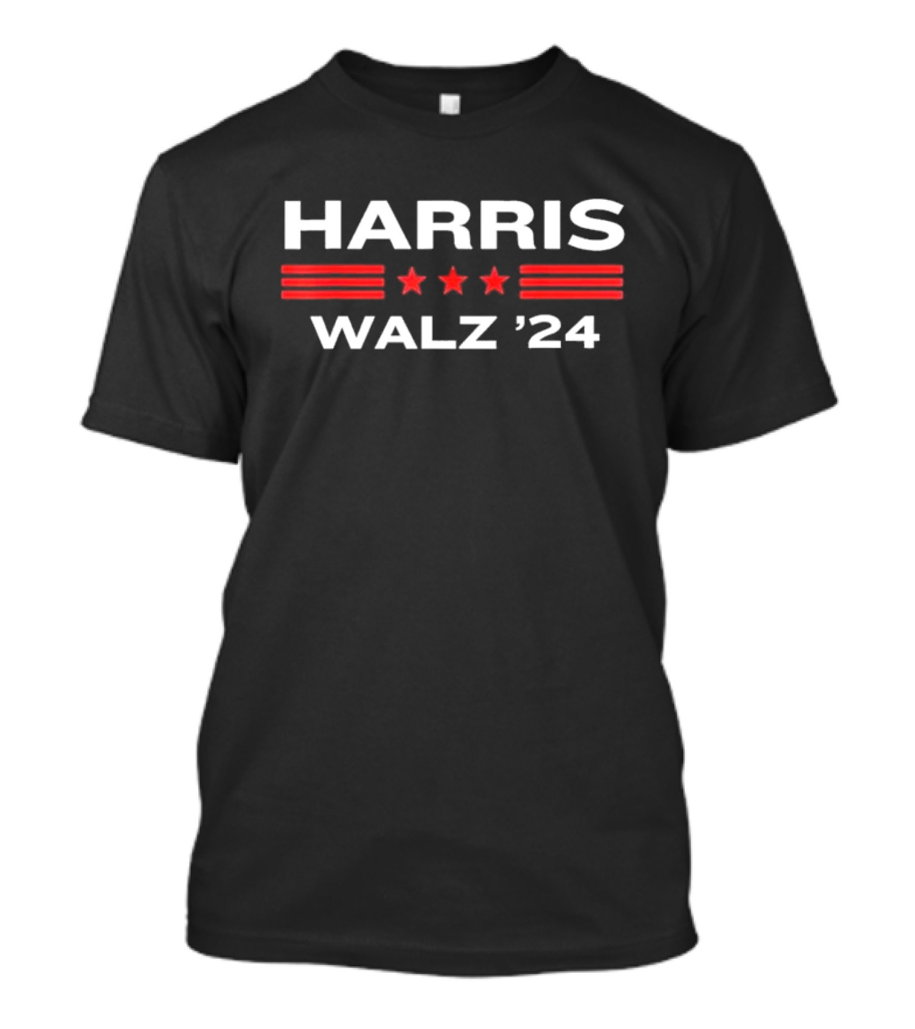 Harris Walz '24 Three Stars Campaign 2024 Election T-Shirt