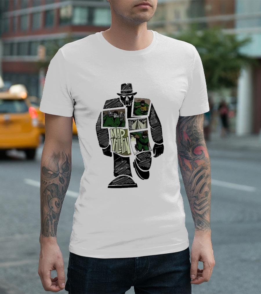 MF DOOM Madvillain Comic Style Striking T-Shirt