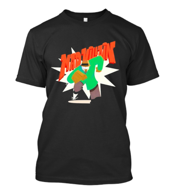 Madvillain MF Doom Cartoon Style Retro Villain Action T-Shirt