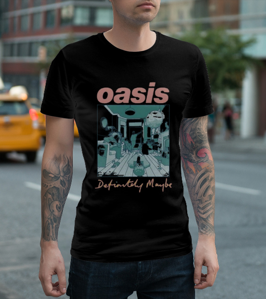 Oasis Definitely Maybe 2024 Vintage Album T-Shirt