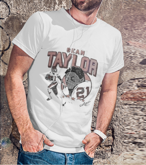 Sean Taylor Washington Football Legends Iconic T-Shirt