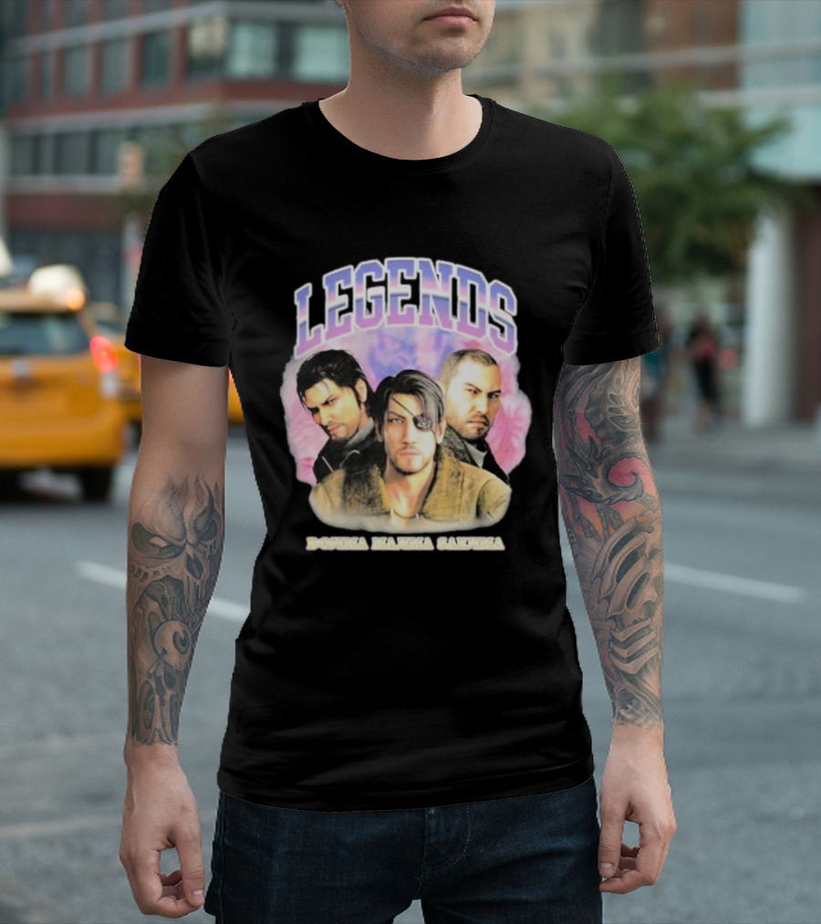 Legends Dojima Majima Saejima Yakuza Series Icons T-Shirt