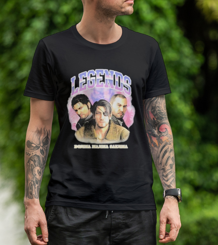 Legends Dojima Majima Saejima Yakuza Series Icons T-Shirt