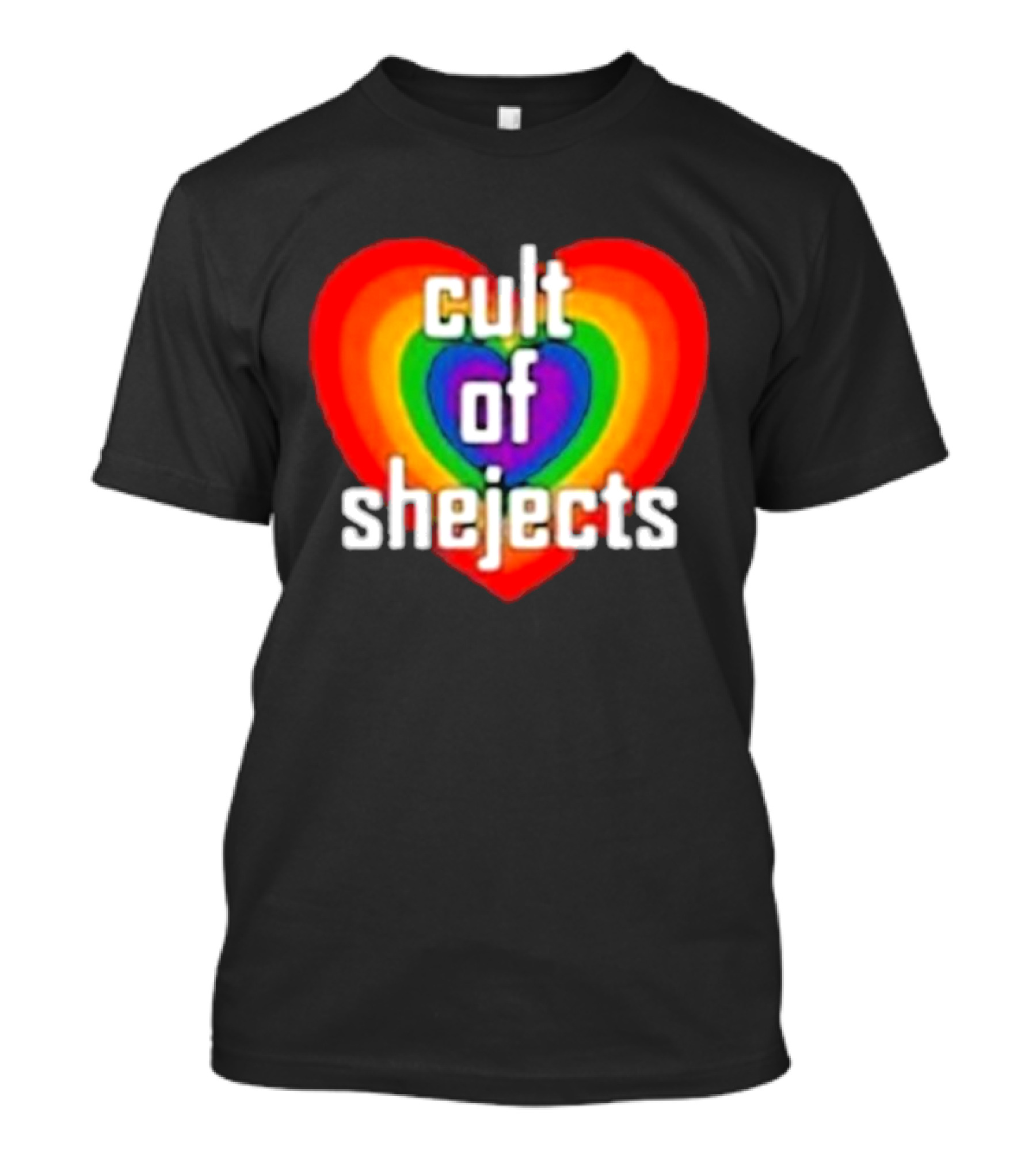 Cult Of Shejects Rainbow Heart T-Shirt