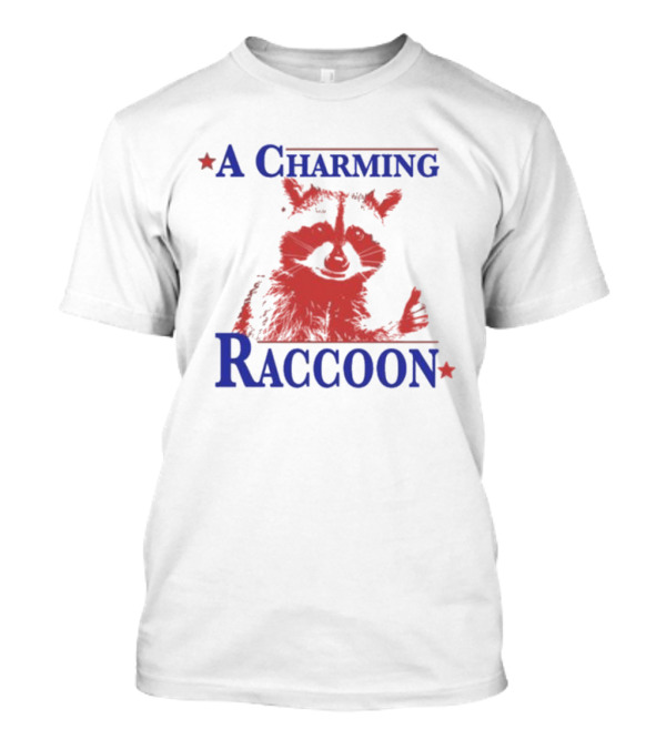 A Charming Raccoon Thumbs Up T-Shirt