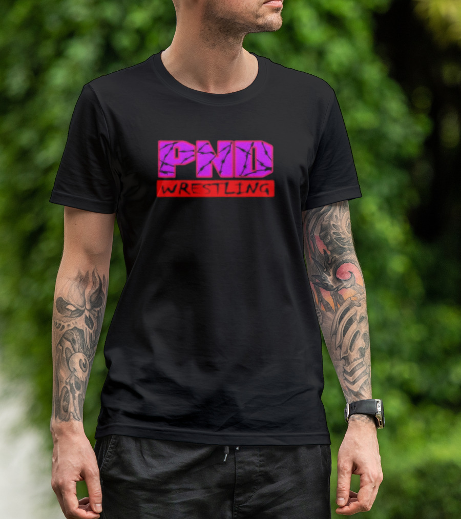 PND Wrestling Barbed Wire T-Shirt