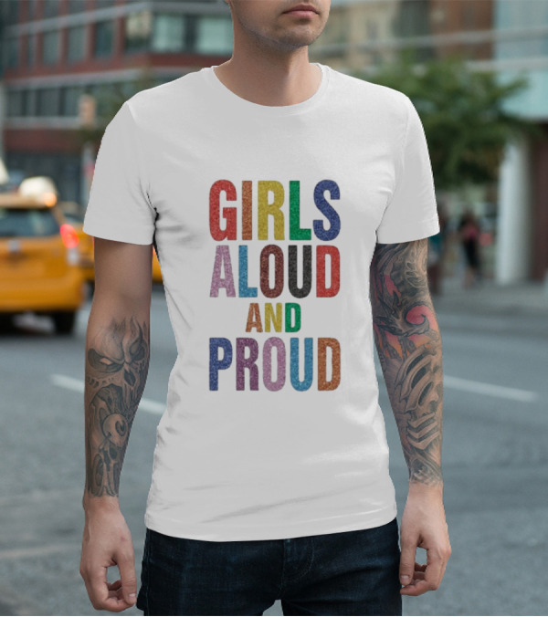 Girls Aloud And Proud Rainbow Pride T-Shirt