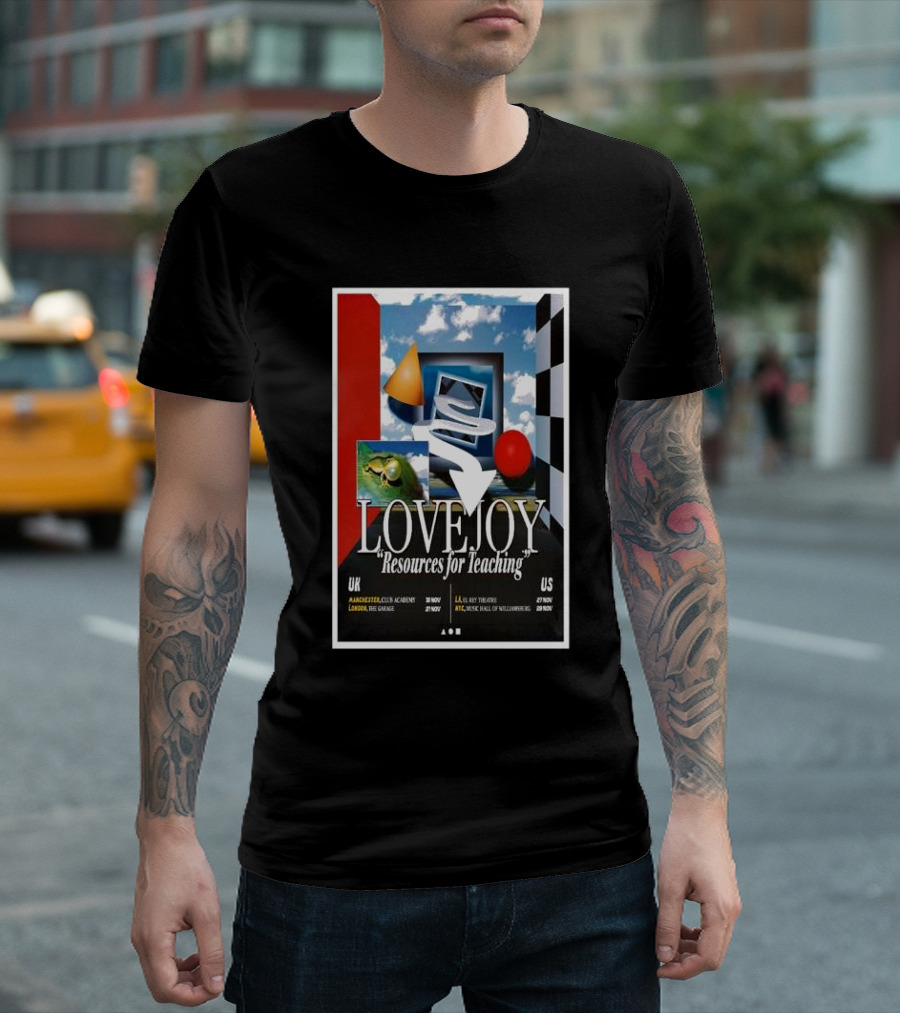 Lovejoy Resources for Teaching UK and US Tour November T-Shirt