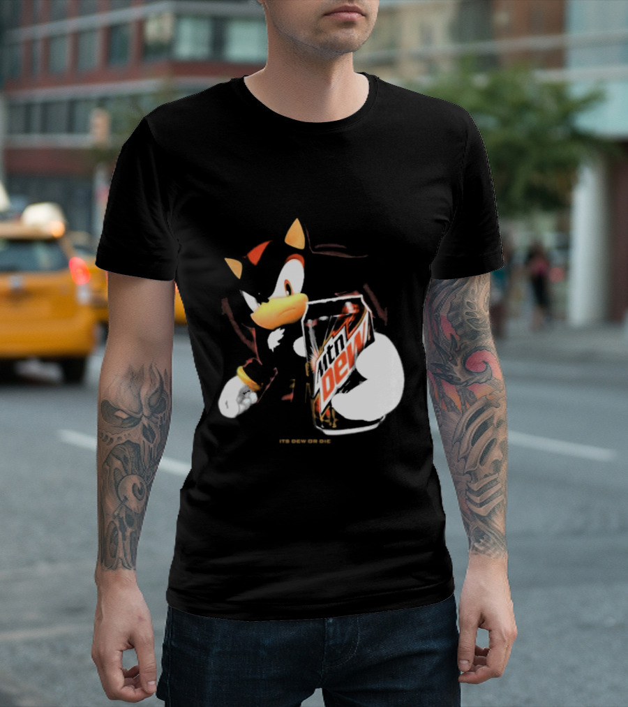 Mamono World Code Ultimate Its Mtn Dew Or Die Featuring Shadow T-Shirt