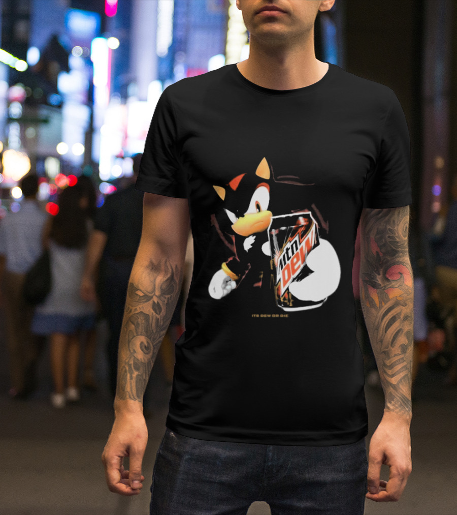 Mamono World Code Ultimate Its Mtn Dew Or Die Featuring Shadow T-Shirt