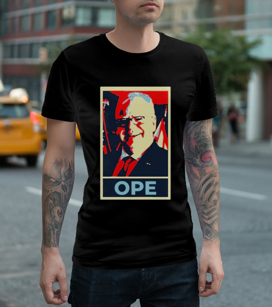 Minnesota Harris Walz Ope Hope Retro Style Image T-Shirt