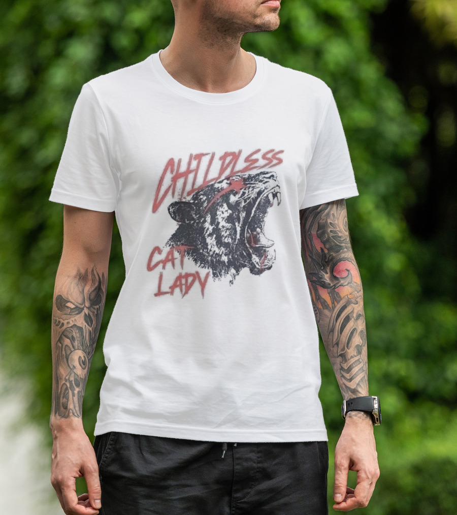 Childless Cat Lady Kamala Harris T-Shirt